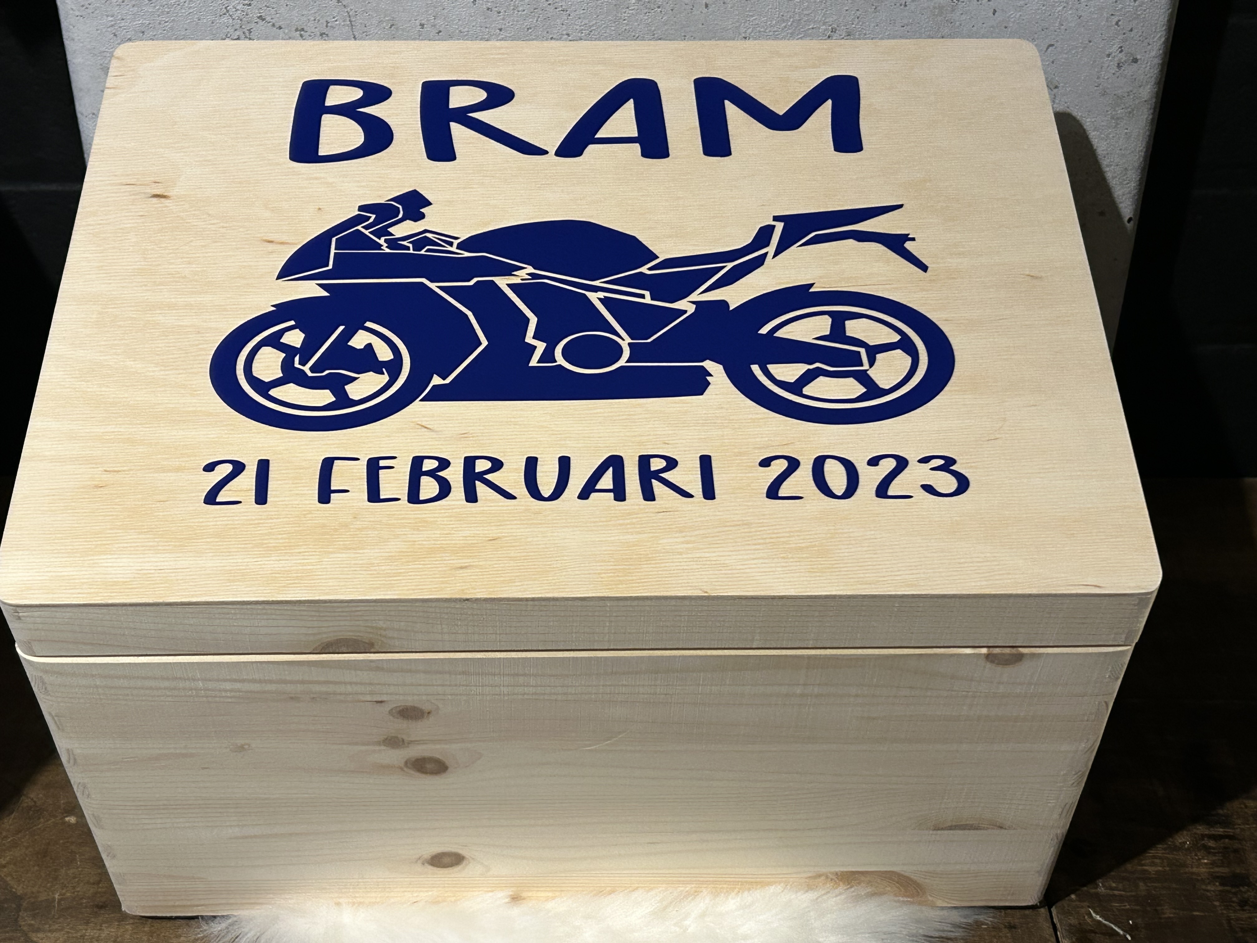 Houten opbergkist - Bram