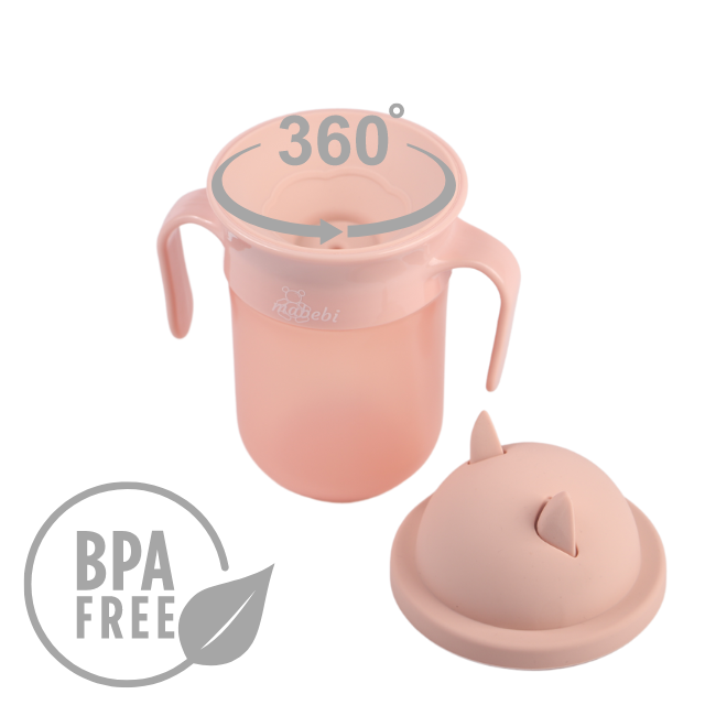 Mabebi Magic Drinking Cup - Lichtroze
