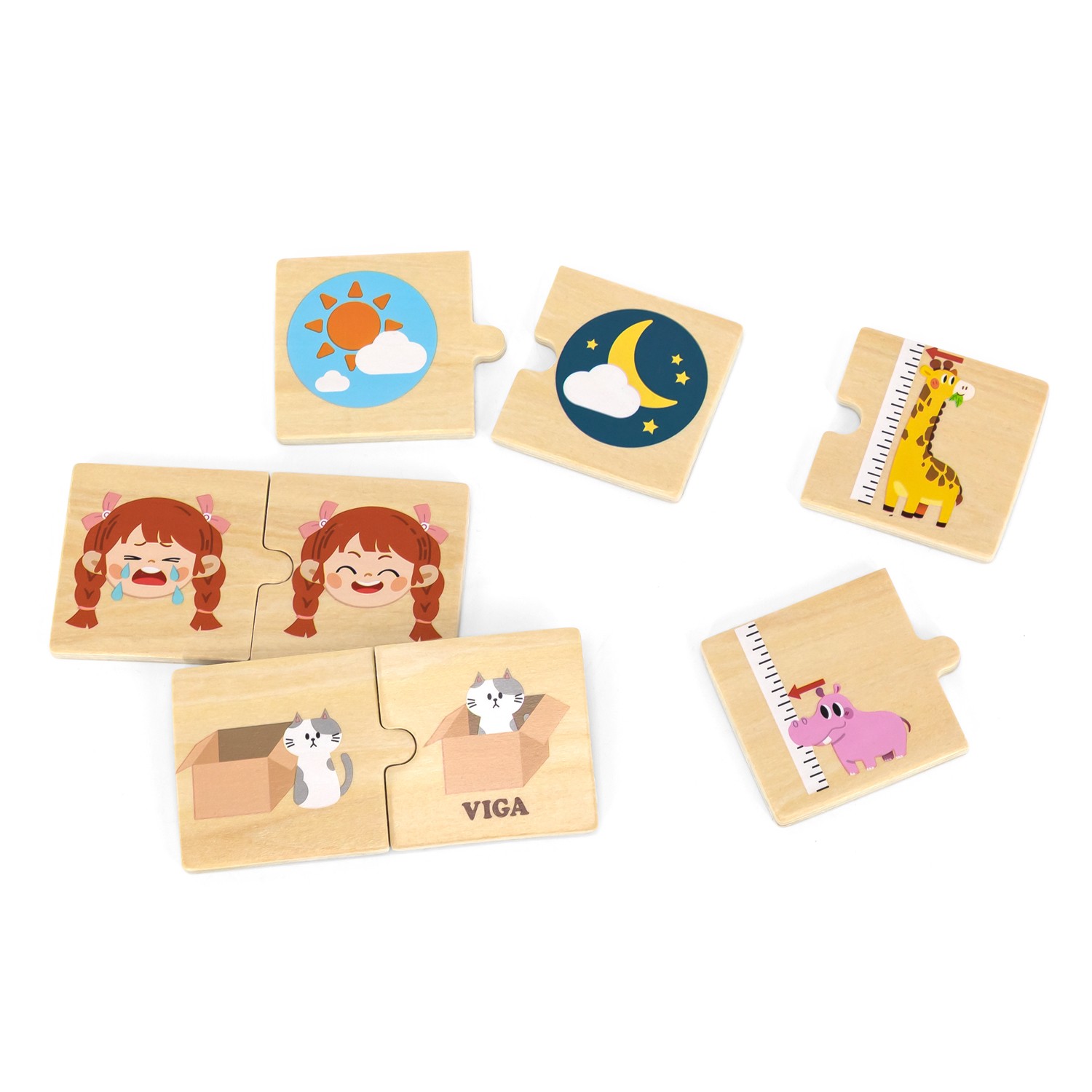 Puzzelset Tegenovergestelde - Viga