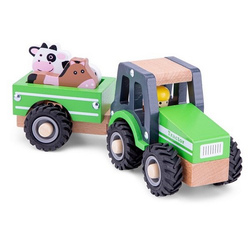 Tractor met aanhanger - Dieren