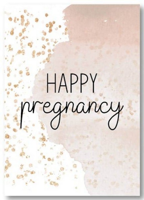 Wenskaart - Happy pregnancy
