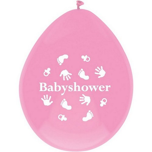 Babyshower ballonnen - Roze