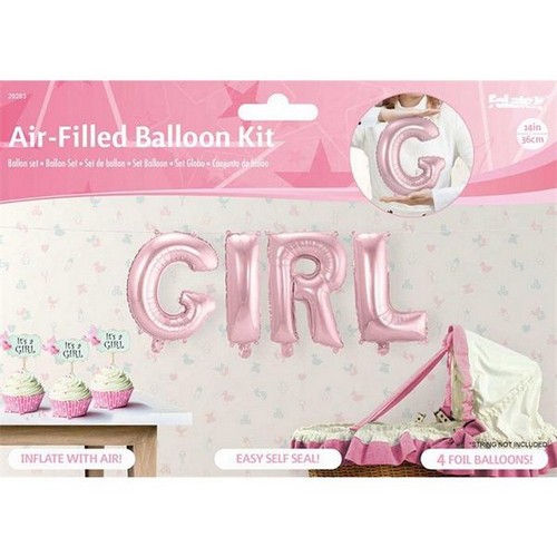 Ballon kit roze - GIRL