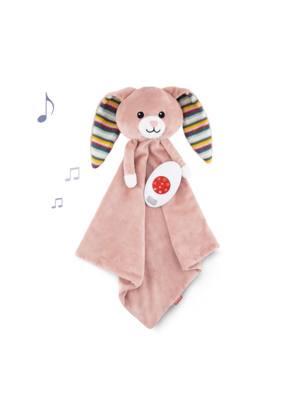 Baby Comforter Konijn - Roze - ZAZU