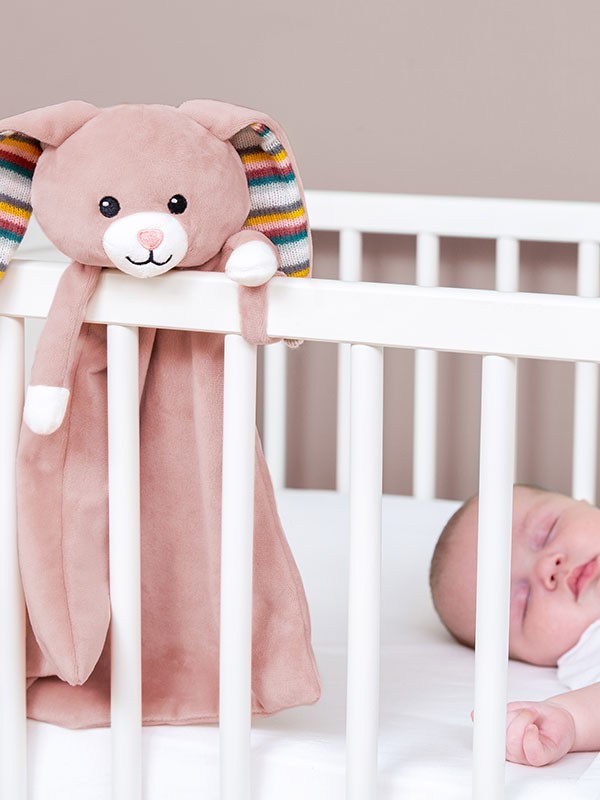 Baby Comforter Konijn - Roze - ZAZU