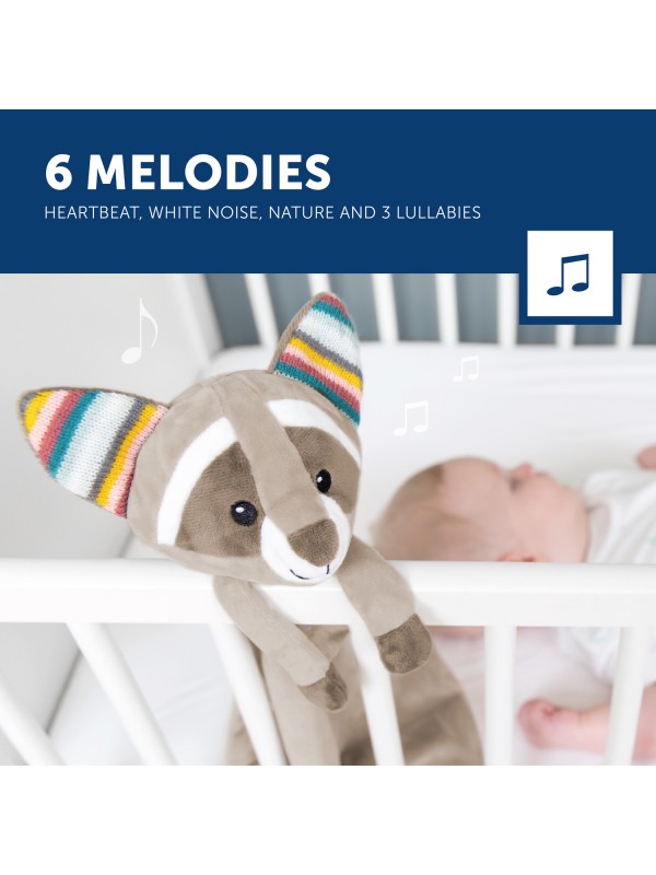 Baby Comforter Wasbeer - Grijs - ZAZU